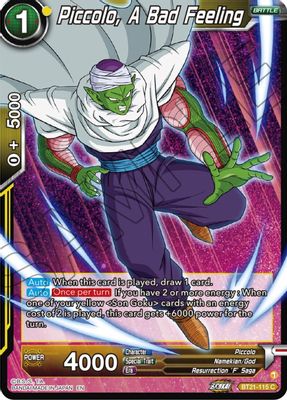 Piccolo, A Bad Feeling