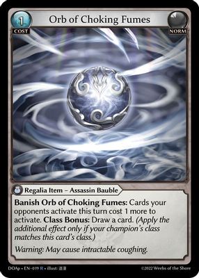 Orb of Choking Fumes