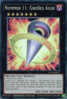 Number 11: Big Eye (German) - "Nummer 11: Großes Auge"