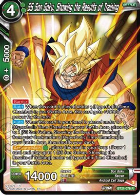 SS Son Goku, Showing the Results of Training