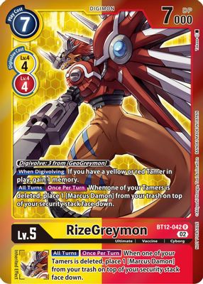 RizeGreymon (Tamer Party -Special-)