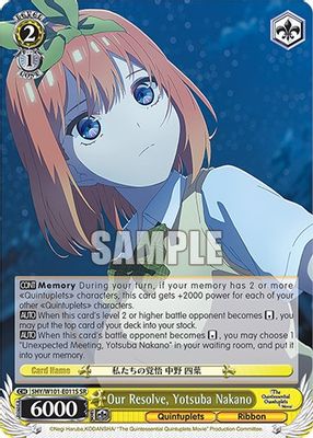 Our Resolve, Yotsuba Nakano (SR)