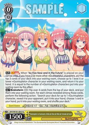 Quintuplets in Swimsuits, Ichika & Nino & Miku & Yotsuba & Itsuki