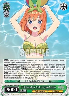 Quintuplicate Trails, Yotsuba Nakano (SR)