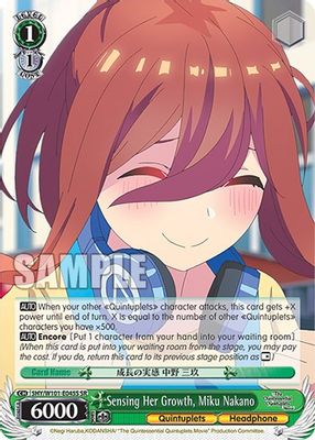 Sensing Her Growth, Miku Nakano (SR)
