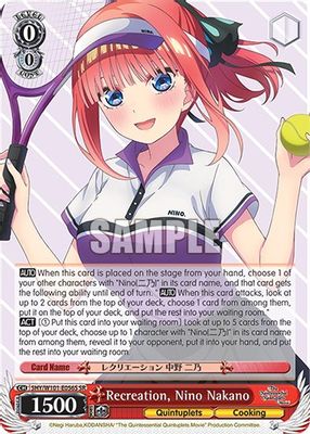 Recreation, Nino Nakano (SR)