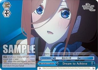 Dream to Achieve (RRR)