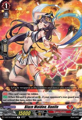 Blaze Maiden, Hanife