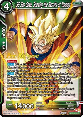 SS Son Goku, Showing the Results of Training