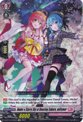 Under a Starry Sky of Dancing Sakura, miComet