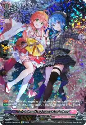 Under a Starry Sky of Dancing Sakura, miComet (Texture Foil)