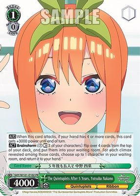 The Quintuplets After 5 Years, Yotsuba Nakano