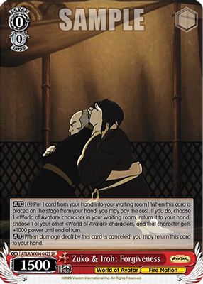 Zuko & Iroh: Forgiveness (SR)