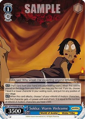 Sokka: Warm Welcome (SR)