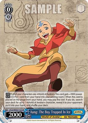 Aang: The Boy Trapped In Ice (SR)