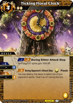 Ticking Floral Clock