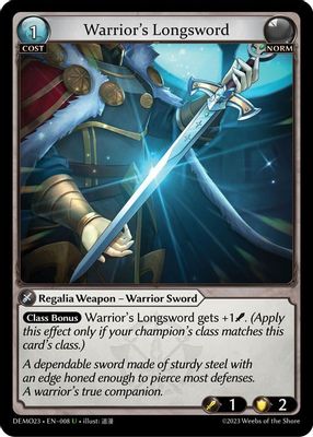 Warrior's Longsword