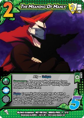 The Meaning of Manly (Plus Ultra Pack 5)