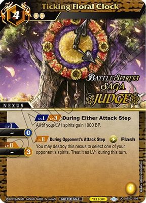 Ticking Floral Clock (Judge Pack Vol. 2)