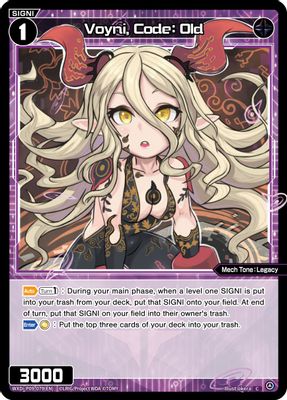 Voyni, Code: Old