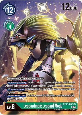 Leopardmon: Leopard Mode (Alternate Art)