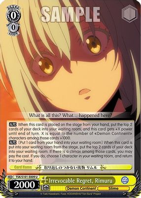Irrevocable Regret, Rimuru