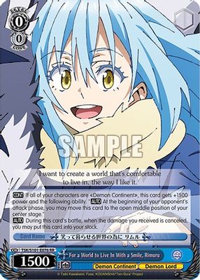 For a World to Live In With a Smile, Rimuru