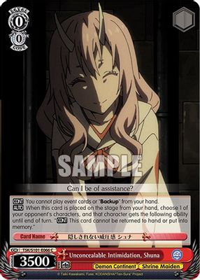 Unconcealable Intimidation, Shuna