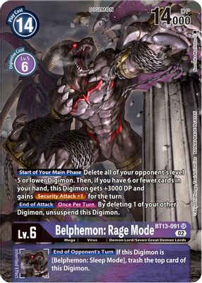 Belphemon: Rage Mode (Alternate Art)