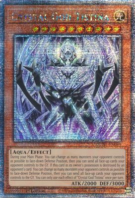 Crystal God Tistina (Quarter Century Secret Rare)