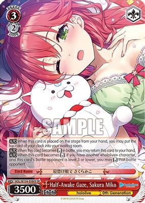 Half-Awake Gaze, Sakura Miko (SR)