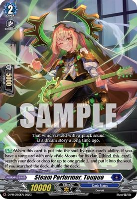 Steam Performer, Tougue