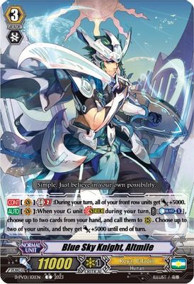 Blue Sky Knight, Altmile