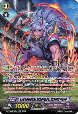 Exceptional Expertise, Rising Nova (SP)