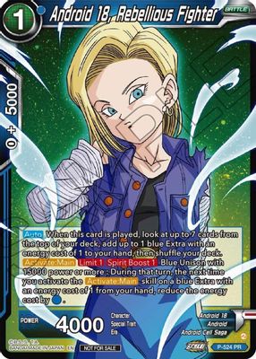 Android 18, Rebellious Fighter (Zenkai Series Tournament Pack Vol.5)