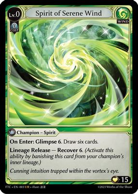 Spirit of Serene Wind
