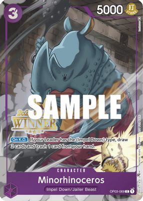 Minorhinoceros (Online Regional 2023) [Winner]
