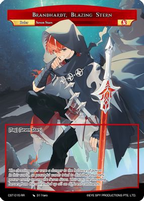 Brandhardt, Blazing Stern