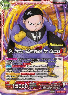 Dr. Hedo // Dr Hedo, Admiration for Heroes