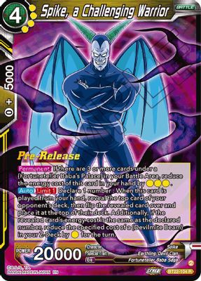 Spike, a Challenging Warrior
