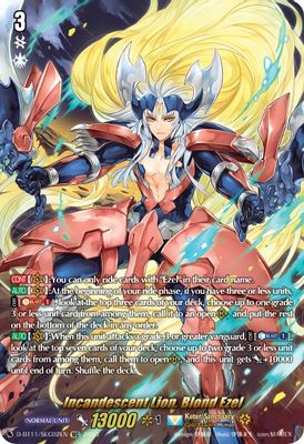 Incandescent Lion, Blond Ezel (SEC)