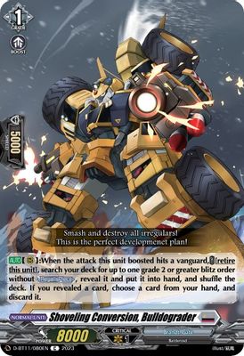 Shoveling Conversion, Bulldograder
