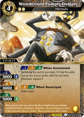 Wonderland Pumpty Dumpty