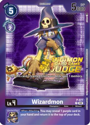 Wizardmon - P-077 (Judge Pack 4)