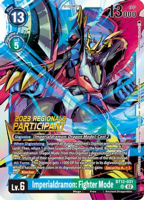 Imperialdramon: Fighter Mode (2023 Regionals Participant)