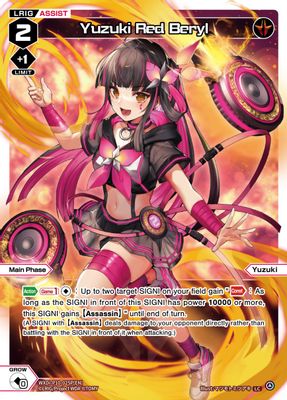 Yuzuki Red Beryl (Parallel Foil)