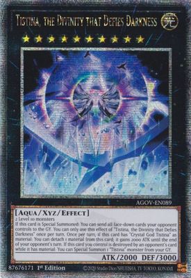 Tistina, the Divinity that Defies Darkness (Quarter Century Secret Rare)