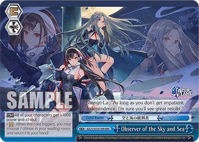 Observer of the Sky and Sea (RRR)
