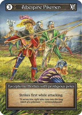Albespine Pikemen (Foil)