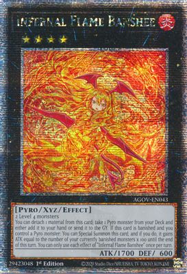 Infernal Flame Banshee (Quarter Century Secret Rare)